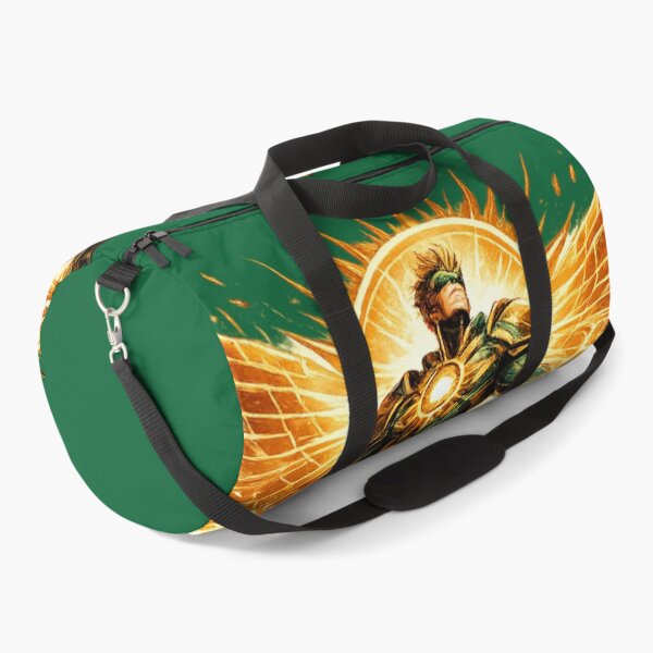 Item preview, Golden Solar Warrior Sun Energy Fantasy Hero designed and sold by irfanshikh.