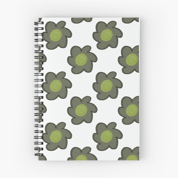 Item preview, Retro Olive Green Daisy Floral Pattern designed and sold by CaramelCo.