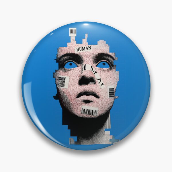 Item preview, HUMAN - Lost in the Digital World designed and sold by retr0active.