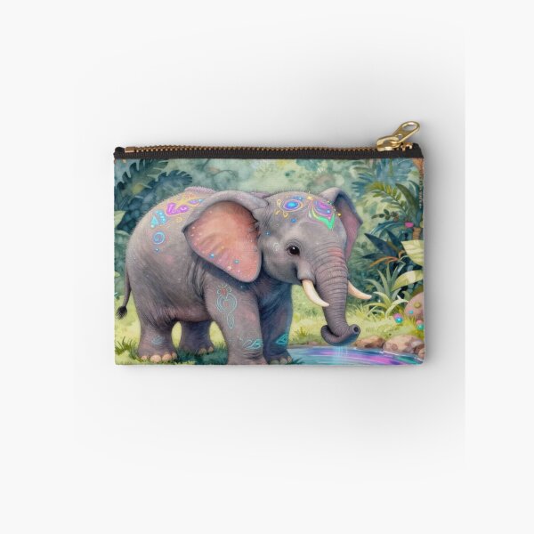 Item preview, Magic Elephant Spirit – Colorful Jungle Glow designed and sold by FotoworldEdel.