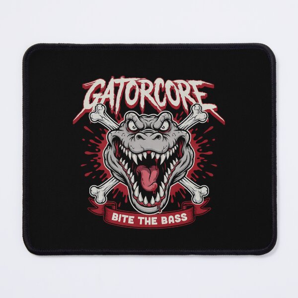 Item preview, Gatorcore Bite The Bass Alligator Graphic designed and sold by Enea Kelo.