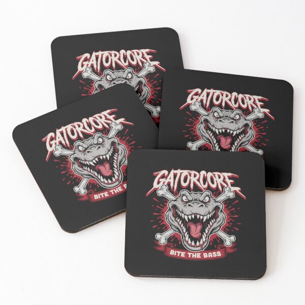 Item preview, Gatorcore Bite The Bass Alligator Graphic designed and sold by Enea Kelo.