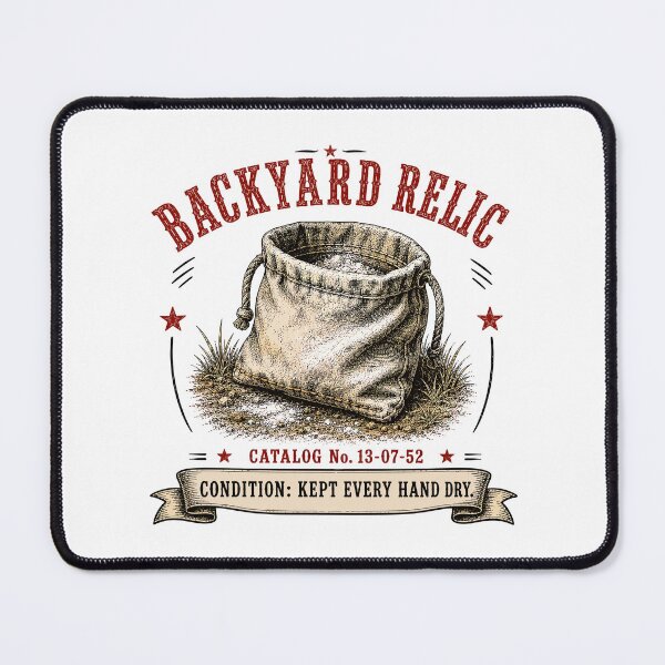 Item preview, Backyard Relic | Vintage Canvas Water Bucket | Hand-Dry Summer Essential | Rustic Americana designed and sold by Mikoff04-arts.