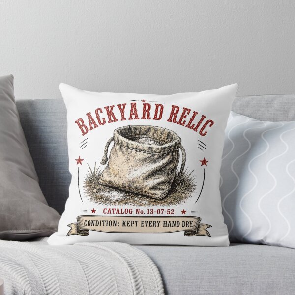 Item preview, Backyard Relic | Vintage Canvas Water Bucket | Hand-Dry Summer Essential | Rustic Americana designed and sold by Mikoff04-arts.