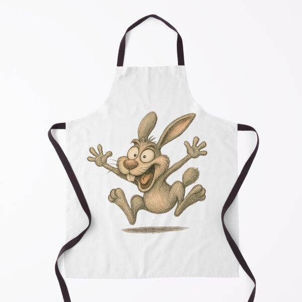 Item preview, Funny Jumping Rabbit – Excited Cute Bunny designed and sold by Yomere.