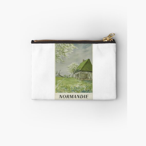 Item preview, Normandie Vintage Travel Poster designed and sold by braden-galina.