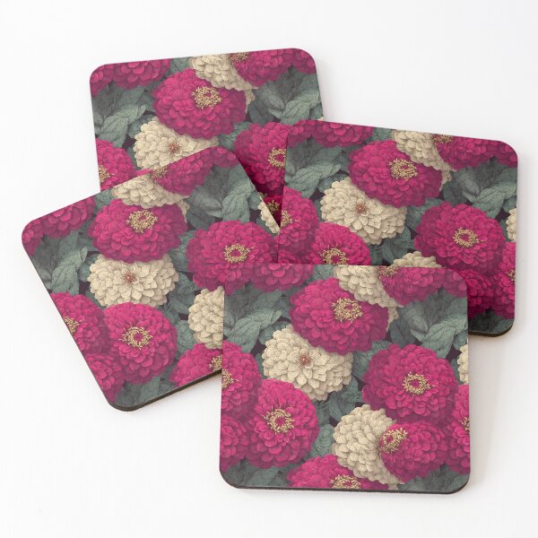 Item preview, Classic Zinnia Texture  - Birthday Flower Pattern - Birthday Gift Ideas designed and sold by RoyalStarsPatts.