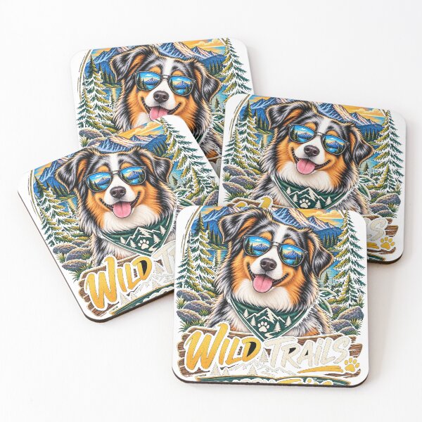 Item preview, Wild Trails Happy Tails Adventure Dog designed and sold by JANAWIYSTUDIO.