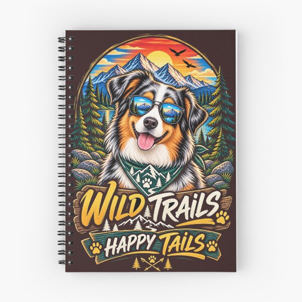 Item preview, Wild Trails Happy Tails Adventure Dog designed and sold by JANAWIYSTUDIO.