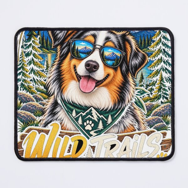 Item preview, Wild Trails Happy Tails Adventure Dog designed and sold by JANAWIYSTUDIO.