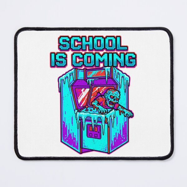 Item preview, School Is Coming Ice Zombie Pixel Art Arcade designed and sold by questark.