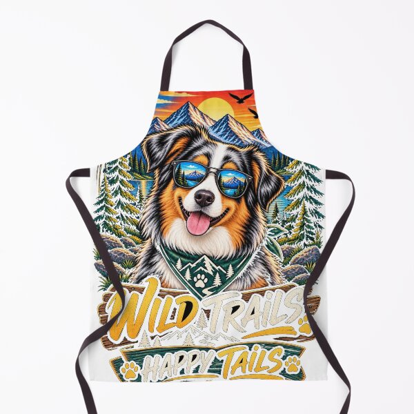 Item preview, Wild Trails Happy Tails Adventure Dog designed and sold by JANAWIYSTUDIO.