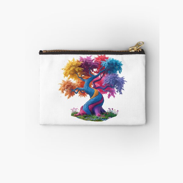 Item preview, Enchanted Rainbow Tree of Life – Colorful Fantasy Nature Art designed and sold by Awarrie.