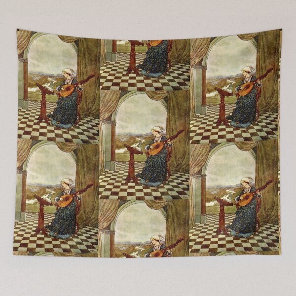 Item preview, The Wind's Tale - Edmund Dulac designed and sold by forgottenbeauty.