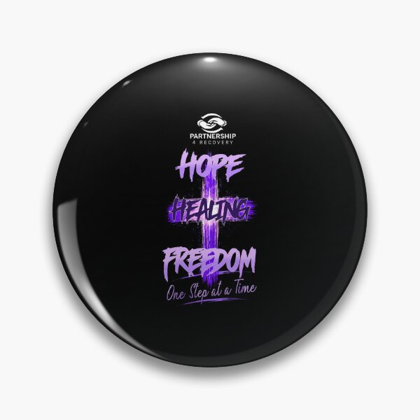 Item preview, Hope Healing Freedom One Step At A Time P4R Christian Addiction designed and sold by ViniBall.