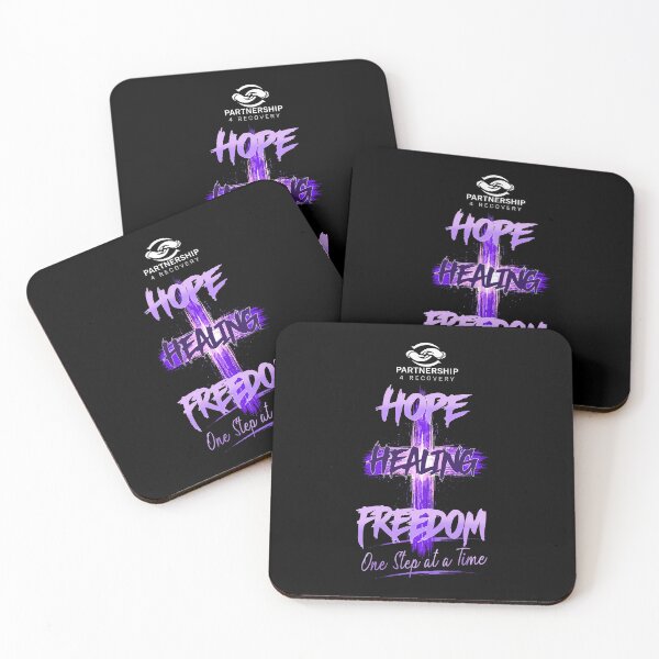 Item preview, Hope Healing Freedom One Step At A Time P4R Christian Addiction designed and sold by ViniBall.