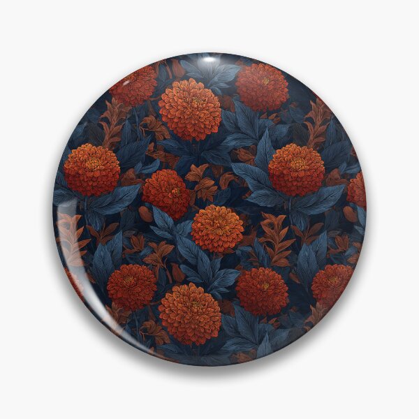 Item preview, Wild Zinnia Print  - Flower Garden Pattern - Birthday Gifts designed and sold by RoyalStarsPatts.