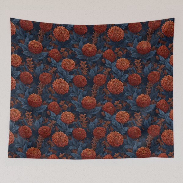 Item preview, Wild Zinnia Print  - Flower Garden Pattern - Birthday Gifts designed and sold by RoyalStarsPatts.