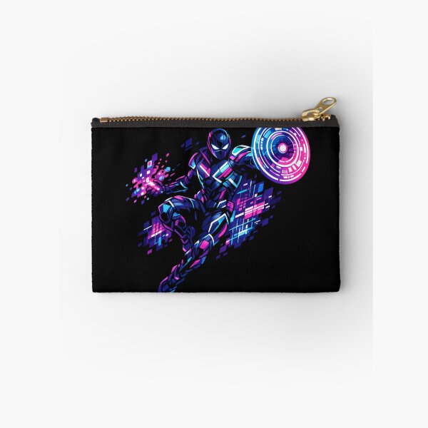 Item preview, Neon Cyber Warrior Futuristic Energy Shield Gamer Hero designed and sold by irfanshikh.