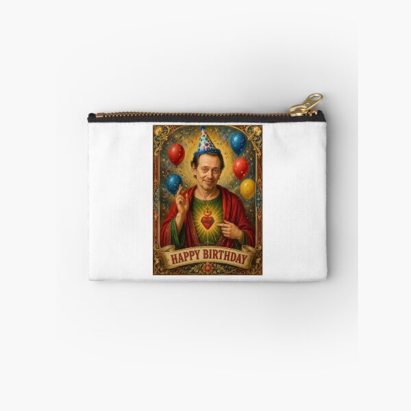 Item preview, Steve buscemi birthday saint celebrity  funny meme holy prank weird designed and sold by CheeseBlueprint.