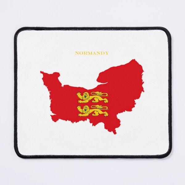 Item preview, Normandy Map Flag Silhouette France Regional Travel Pride Gift designed and sold by braden-galina.