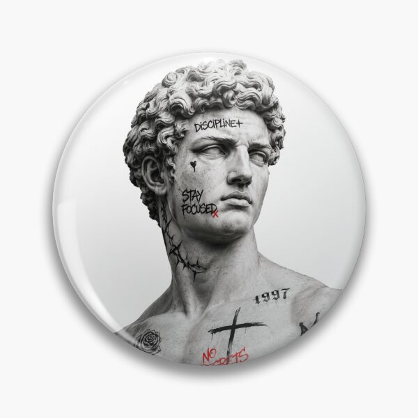 Item preview, Graffiti Marble Statue T-Shirt – Classical Sculpture Street Art Tattoo Design designed and sold by Cavalier-org.