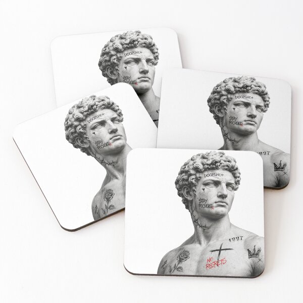 Item preview, Graffiti Marble Statue T-Shirt – Classical Sculpture Street Art Tattoo Design designed and sold by Cavalier-org.
