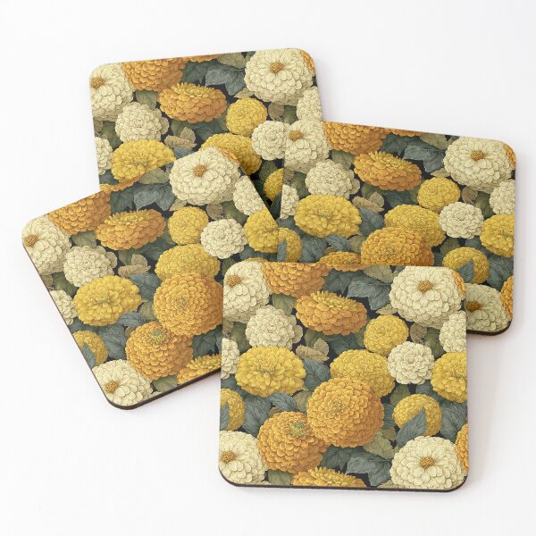 Item preview, Trendy Zinnia Floral  - Birthday Flower Pattern - Birthday Gifts For Boyfriend designed and sold by RoyalStarsPatts.