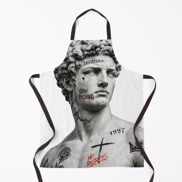 Item preview, Graffiti Marble Statue T-Shirt – Classical Sculpture Street Art Tattoo Design designed and sold by Cavalier-org.