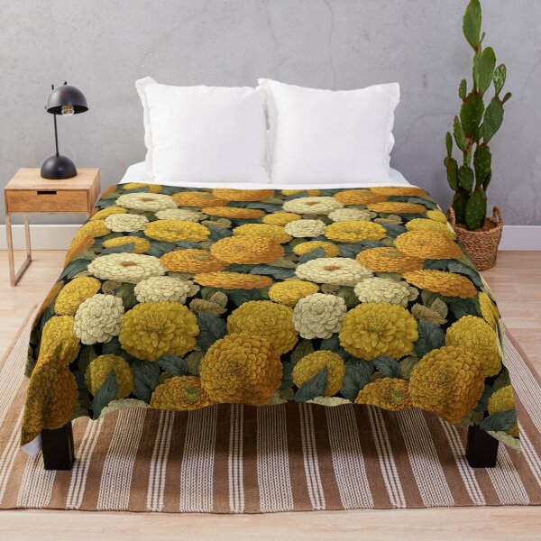 Item preview, Trendy Zinnia Floral - Birthday Flower Pattern - Birthday Gifts For Boyfriend designed and sold by RoyalStarsPatts.