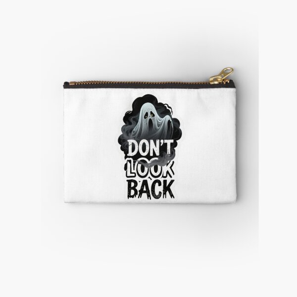Item preview, Don't Look Back-Spooky Floating Ghost Halloween Horror Sticker designed and sold by carestazafeli.
