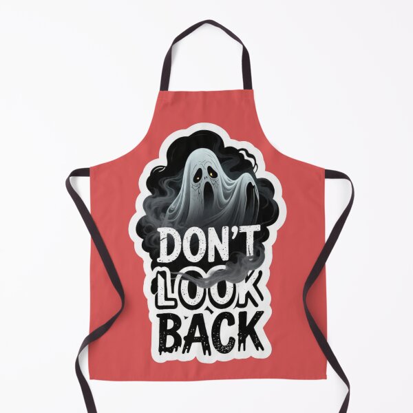 Item preview, Don't Look Back-Spooky Floating Ghost Halloween Horror Sticker designed and sold by carestazafeli.