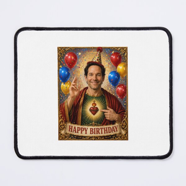 Item preview, Paul rudd birthday saint celebrity funny meme holy prank weird designed and sold by CheeseBlueprint.