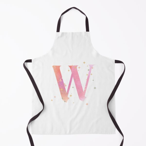 Item preview, Letter W Monogram pink watercolor designed and sold by iRenza.