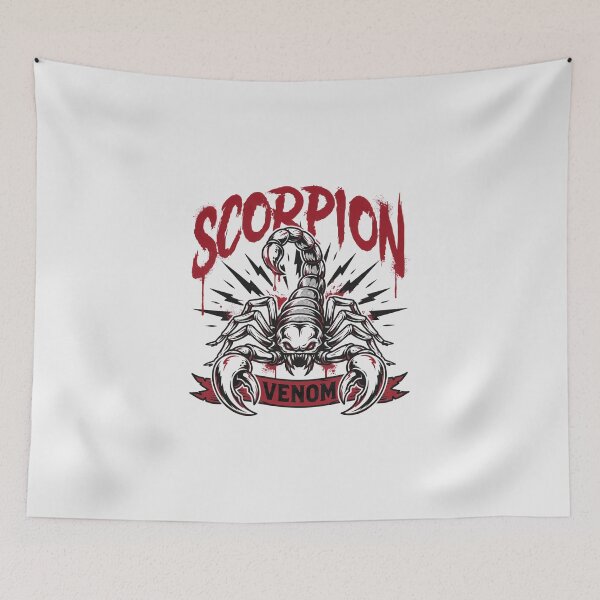 Item preview, Venomous Scorpion Lightning Vector Graphic designed and sold by Enea Kelo.