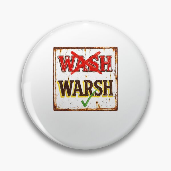 Item preview, Wash or Warsh Funny Regional Dialect Retro Sign designed and sold by thefirstbroo.