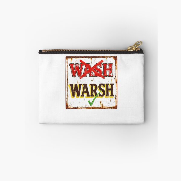 Item preview, Wash or Warsh Funny Regional Dialect Retro Sign designed and sold by thefirstbroo.