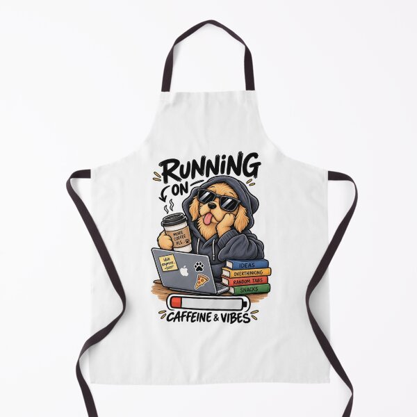 Item preview, Running on caffeine & vibes designed and sold by procreativefox.