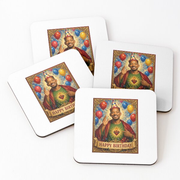 Item preview, Will smith birthday saint celebrity  funny meme holy prank weird designed and sold by CheeseBlueprint.