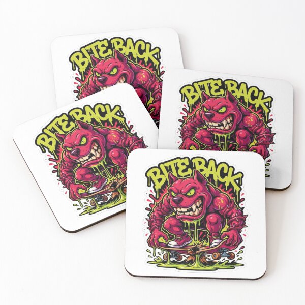 Item preview, Bite Back Dog Skateboard Monster Character designed and sold by smartlogo_factory.