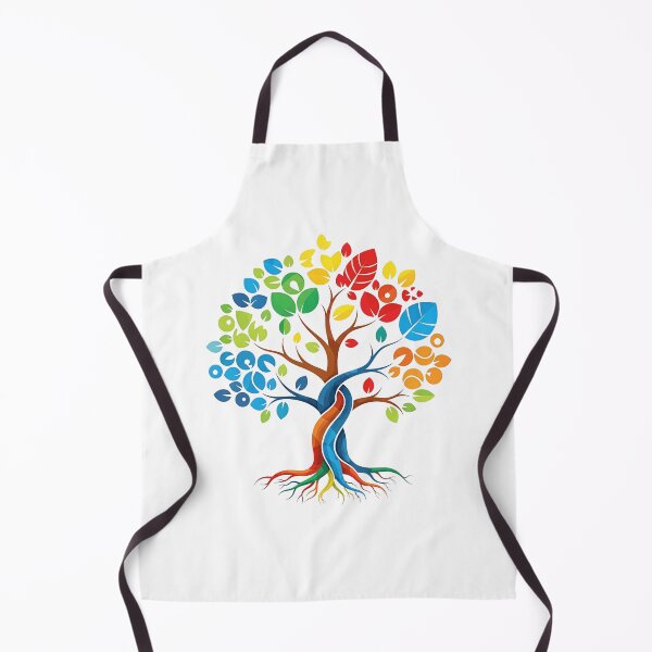 Item preview, Rainbow Tree of Life – Colorful Abstract Spiritual Nature Art designed and sold by Awarrie.