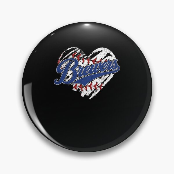 Item preview, Brewers Baseball Heart Love Fan Design designed and sold by thefirstbroo.