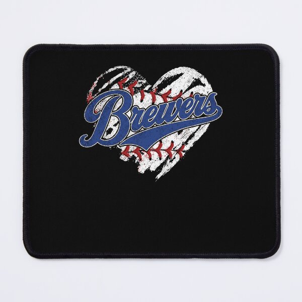 Item preview, Brewers Baseball Heart Love Fan Design designed and sold by thefirstbroo.