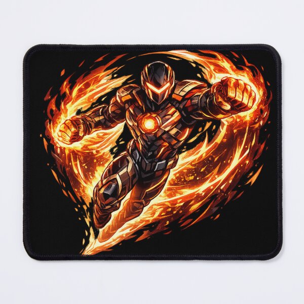 Item preview, Fire Energy Warrior Flaming Armor Action Hero designed and sold by irfanshikh.