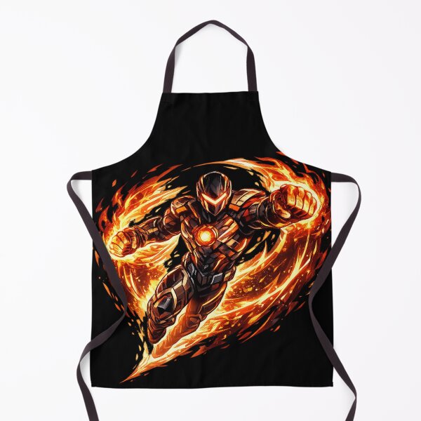 Item preview, Fire Energy Warrior Flaming Armor Action Hero designed and sold by irfanshikh.