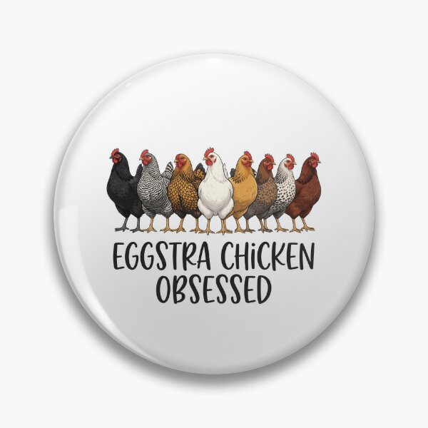 Item preview, Eggstra Chicken Obsessed – Funny Chicken Lover Farm Life Design designed and sold by StickerNestYou.