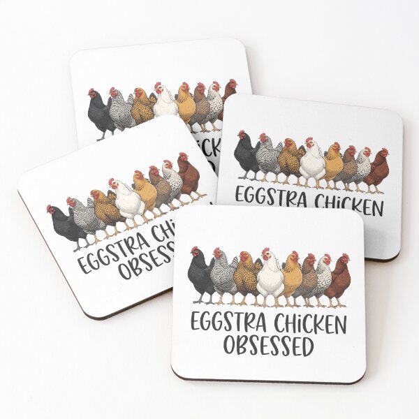 Item preview, Eggstra Chicken Obsessed – Funny Chicken Lover Farm Life Design designed and sold by StickerNestYou.