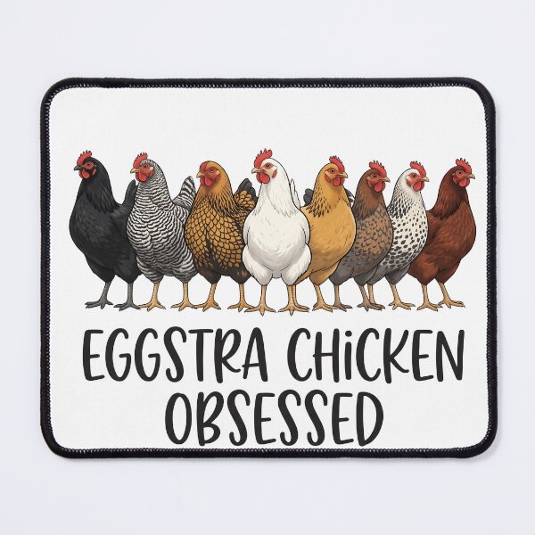 Item preview, Eggstra Chicken Obsessed – Funny Chicken Lover Farm Life Design designed and sold by StickerNestYou.