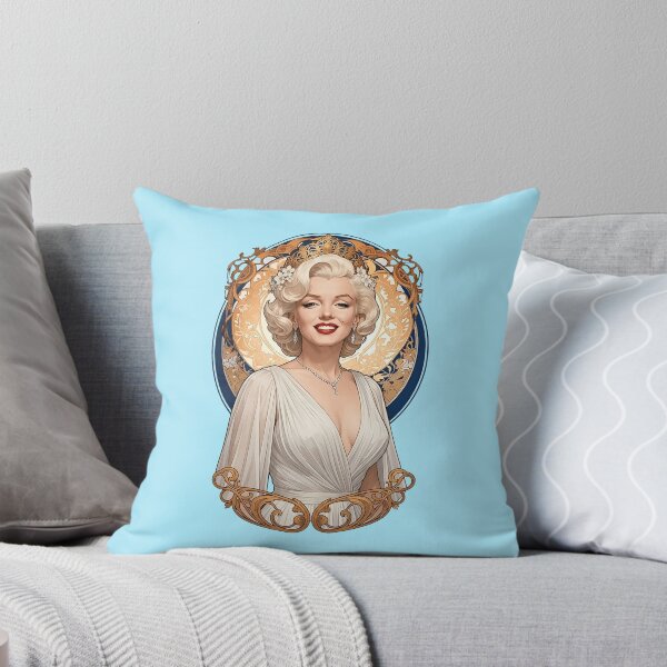 Item preview, Marilyn Monroe Vintage Art Nouveau Floral Tribute designed and sold by BorgSpareParts.