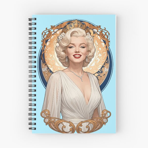 Item preview, Marilyn Monroe Vintage Art Nouveau Floral Tribute designed and sold by BorgSpareParts.